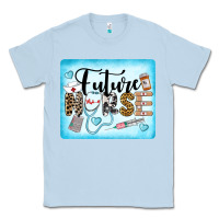 Dusty Blue Western Future Nurse Classic Tee - LillyAllenDesigns
