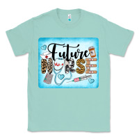 Seafoam Western Future Nurse Classic Tee - LillyAllenDesigns