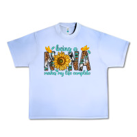 Grape Ice Being a Nana Makes My Life Complete Urban Heavy Tee - texasbilliewilder