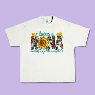 Being A Nana Makes My Life Complete Urban Heavy Tee Designed By Texasbilliewilder