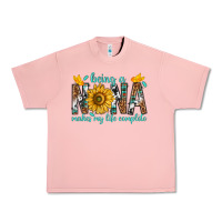 Salmon Being a Nana Makes My Life Complete Urban Heavy Tee - texasbilliewilder