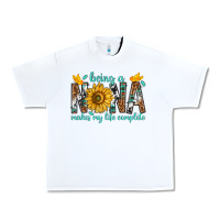 White Being a Nana Makes My Life Complete Urban Heavy Tee - texasbilliewilder