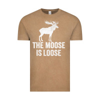 Vintage Coffee The Moose Is Loose Alaska Moose Vintage Tee - longCreatives