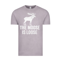 Vintage Zinc The Moose Is Loose Alaska Moose Vintage Tee - longCreatives