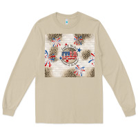 Mushroom usa land of the free because of the brave Long Sleeve Tee - TumblerDesignByShophia
