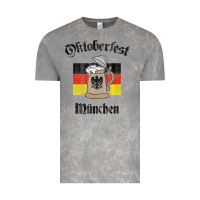 Cloud Rock Oktoberfest München German Flag Beer Stein Vintage Tee - longCreatives