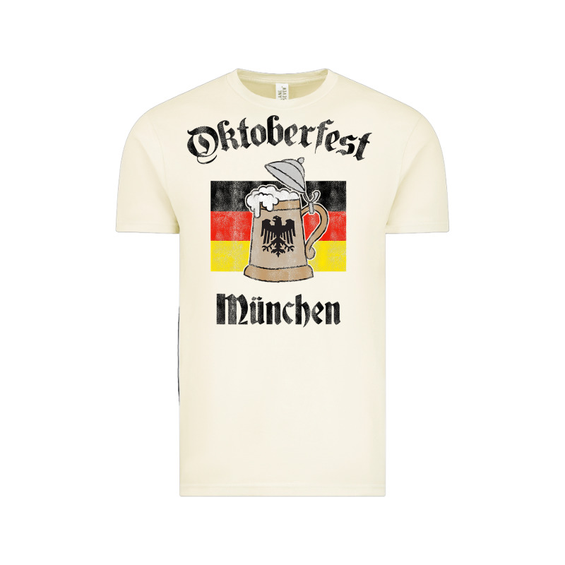 Oktoberfest München German Flag Beer Stein Vintage Tee by longCreatives | Teevron