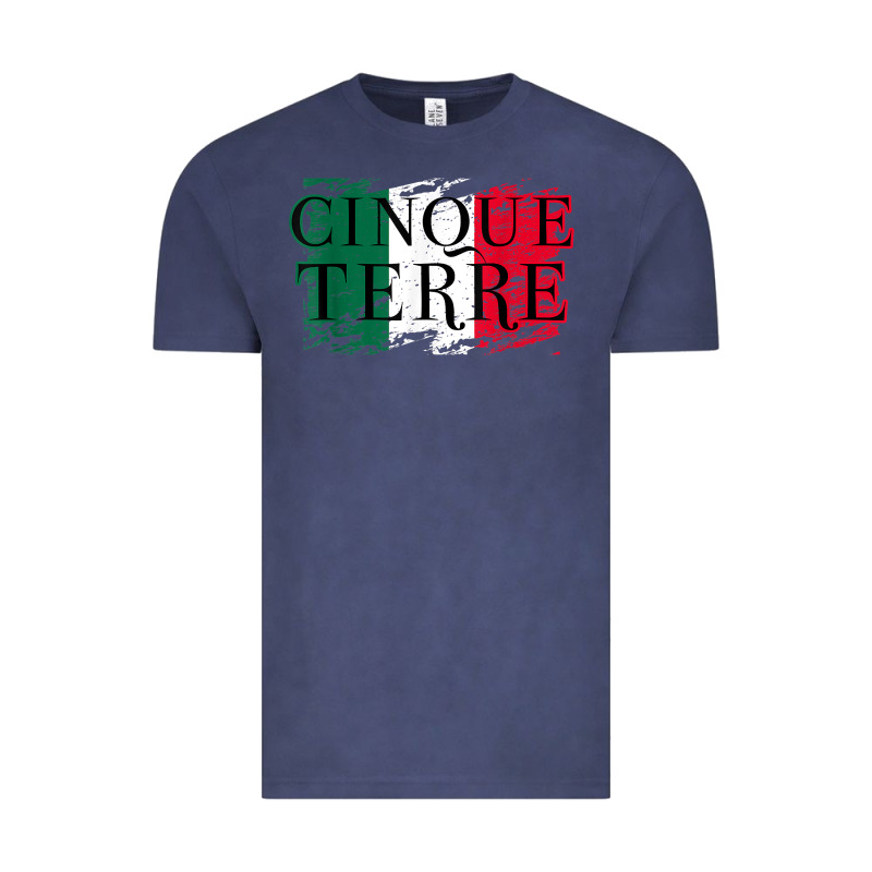 Cinque Terre Italy Travel Distressed T Shirt Vintage Tee by longCreatives | Teevron