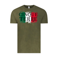 Vintage Olive cinque terre italy travel distressed t shirt Vintage Tee - longCreatives