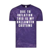 Cloud Purple due to inflation, this is my halloween costume pullover Vintage Tee - longCreatives