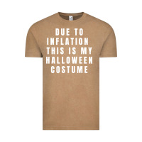 Vintage Coffee due to inflation, this is my halloween costume pullover Vintage Tee - longCreatives