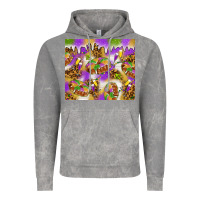 Cloud Rock Mardi Gras with king cake Vintage Hoodie - NancyCooperArtShop