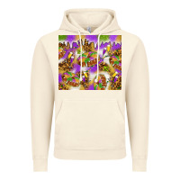Vintage Artic Mardi Gras with king cake Vintage Hoodie - NancyCooperArtShop