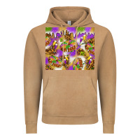 Vintage Camel Mardi Gras with king cake Vintage Hoodie - NancyCooperArtShop