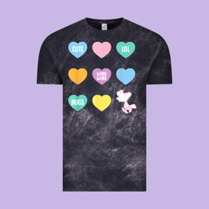 Peanuts Valentine Candy Heart Vintage Tee Designed By Longcreatives
