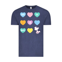 Vintage Denim peanuts valentine candy heart Vintage Tee - longCreatives