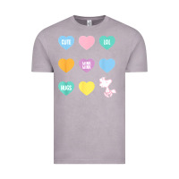 Vintage Zinc peanuts valentine candy heart Vintage Tee - longCreatives