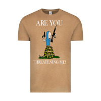 Vintage Camel Are You Threatening Me Funny Cartoon Halloween Vintage Tee - longCreatives
