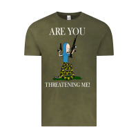 Vintage Olive Are You Threatening Me Funny Cartoon Halloween Vintage Tee - longCreatives