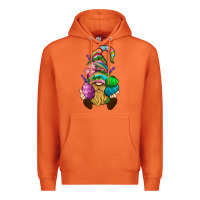 Carrot Easter Holding Eggs Gnome Premium Hoodie - BundleAndBundleShop