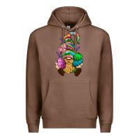 Chestnut Easter Holding Eggs Gnome Premium Hoodie - BundleAndBundleShop