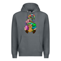 Rock Easter Holding Eggs Gnome Premium Hoodie - BundleAndBundleShop