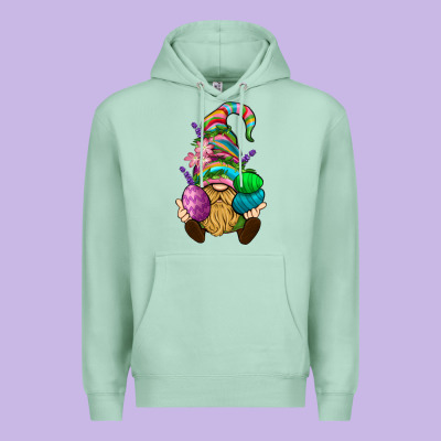 Easter Holding Eggs Gnome Premium Hoodie Designed By Bundleandbundleshop