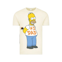 Vintage Arctic The Simpsons Homer Number 1 Dad Father's Day V2 Vintage Tee - longCreatives