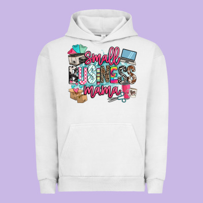 Small Business Mama Urban Hoodie Designed By Barkaloodesign