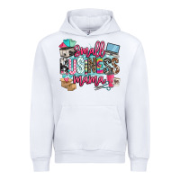 White small business mama Urban Hoodie - BarkalooDesign