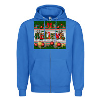 True Royal Christmas Believe Zipper Hoodie - BundleAndBundleShop