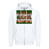 White Christmas Believe Zipper Hoodie - BundleAndBundleShop