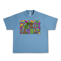 Pebble Blue Mardi saurus Urban Heavy Tee - NancyCooperArtShop