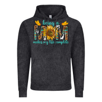 Vintage Black Being a Mom Makes My Life Complete Vintage Hoodie - texasbilliewilder