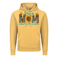 Vintage Mustard Being a Mom Makes My Life Complete Vintage Hoodie - texasbilliewilder