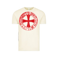 Vintage Arctic Mens Crusader Knight  Knights Templar Cross T  Badge Vintage Tee - longCreatives