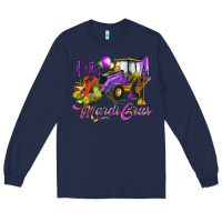 Navy I dig Mardi Gras Long Sleeve Tee - HowdyJamesFarm