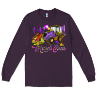 Plum I dig Mardi Gras Long Sleeve Tee - HowdyJamesFarm