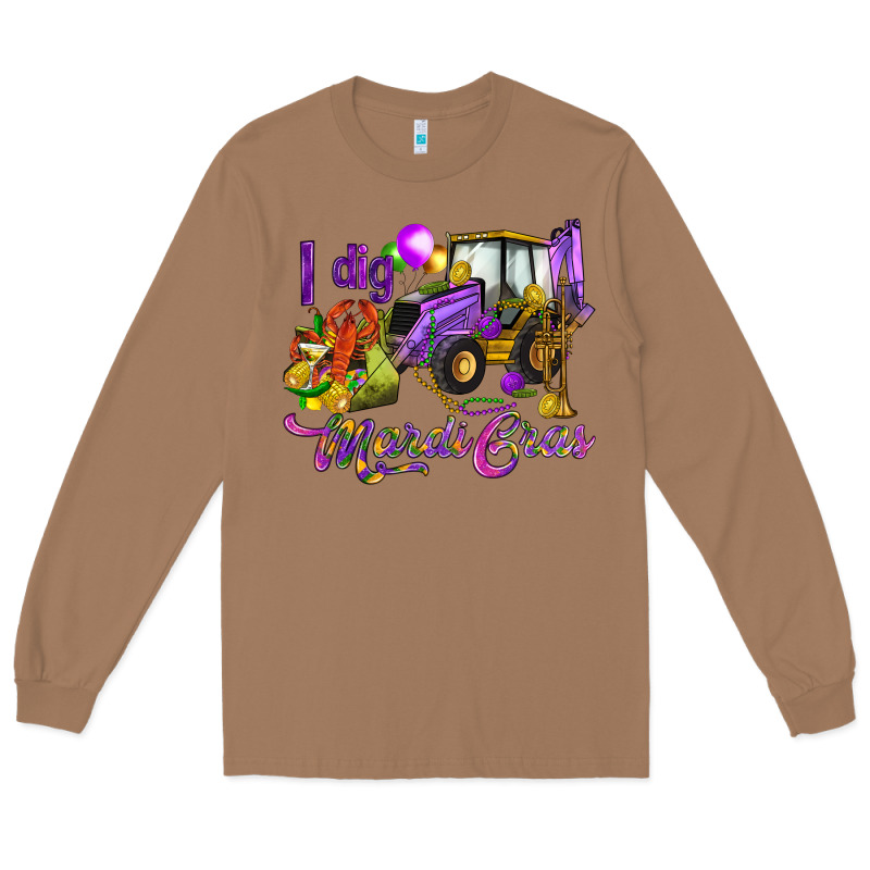 I Dig Mardi Gras Long Sleeve Tee by HowdyJamesFarm | Teevron