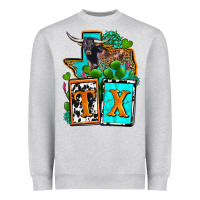 Heather Grey tx texas Heavyweight Sweatshirt - OliviaCreatesArt