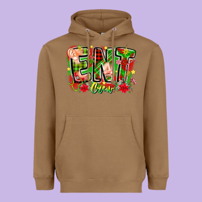 Ent Crew Christmas Heavyweight Hoodie Designed By Cowhidedigitalart