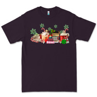 Plum Christmas coffee Premium Tee - MaliasSmallBusiness