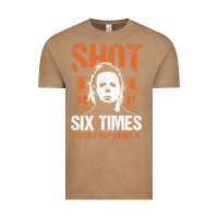 Vintage Coffee halloween shot 6 times t shirt Vintage Tee - longCreatives