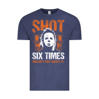Vintage Denim halloween shot 6 times t shirt Vintage Tee - longCreatives