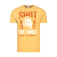 Vintage Mustard halloween shot 6 times t shirt Vintage Tee - longCreatives