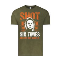 Vintage Olive halloween shot 6 times t shirt Vintage Tee - longCreatives