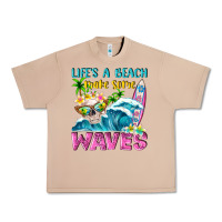 Burro Life's a beach make some waves Urban Heavy Tee - NancyCooperArtShop