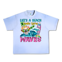 Grape Ice Life's a beach make some waves Urban Heavy Tee - NancyCooperArtShop