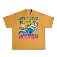 Peanut Butter Life's a beach make some waves Urban Heavy Tee - NancyCooperArtShop