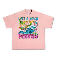 Salmon Life's a beach make some waves Urban Heavy Tee - NancyCooperArtShop